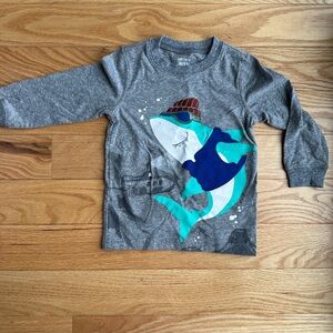 Carter’s 2T Boys Shark Long Sleeve T-shirt